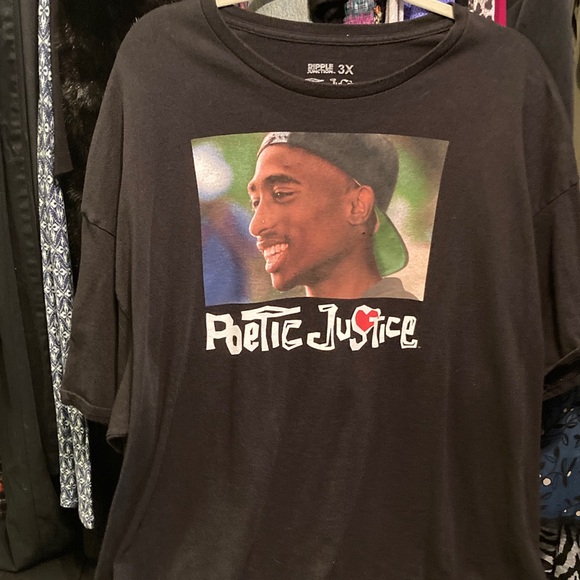 Poetic Justice Graphic T-Shirt 3 XL - Picture 1 of 5